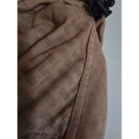 Southpole Thick Coat Adj Hood Lined Elbows Pockets SZ S Khaki Brown Zip & Button - Picture 8 of 14